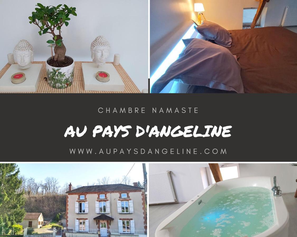 Hotel Au Pays D'Angeline La Pacaudière Exterior foto